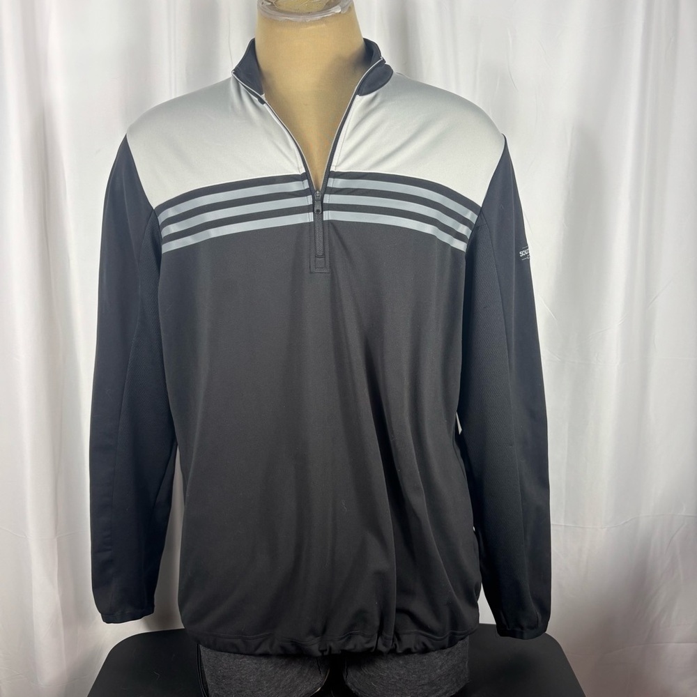 Adidas Climacool 1/4-Zip Colorblock Golf Pullover
